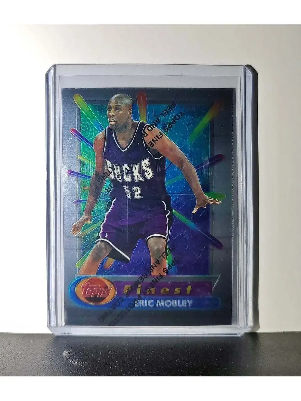 Eric Mobley Rookie 1994-95 Topps Finest #224 Card